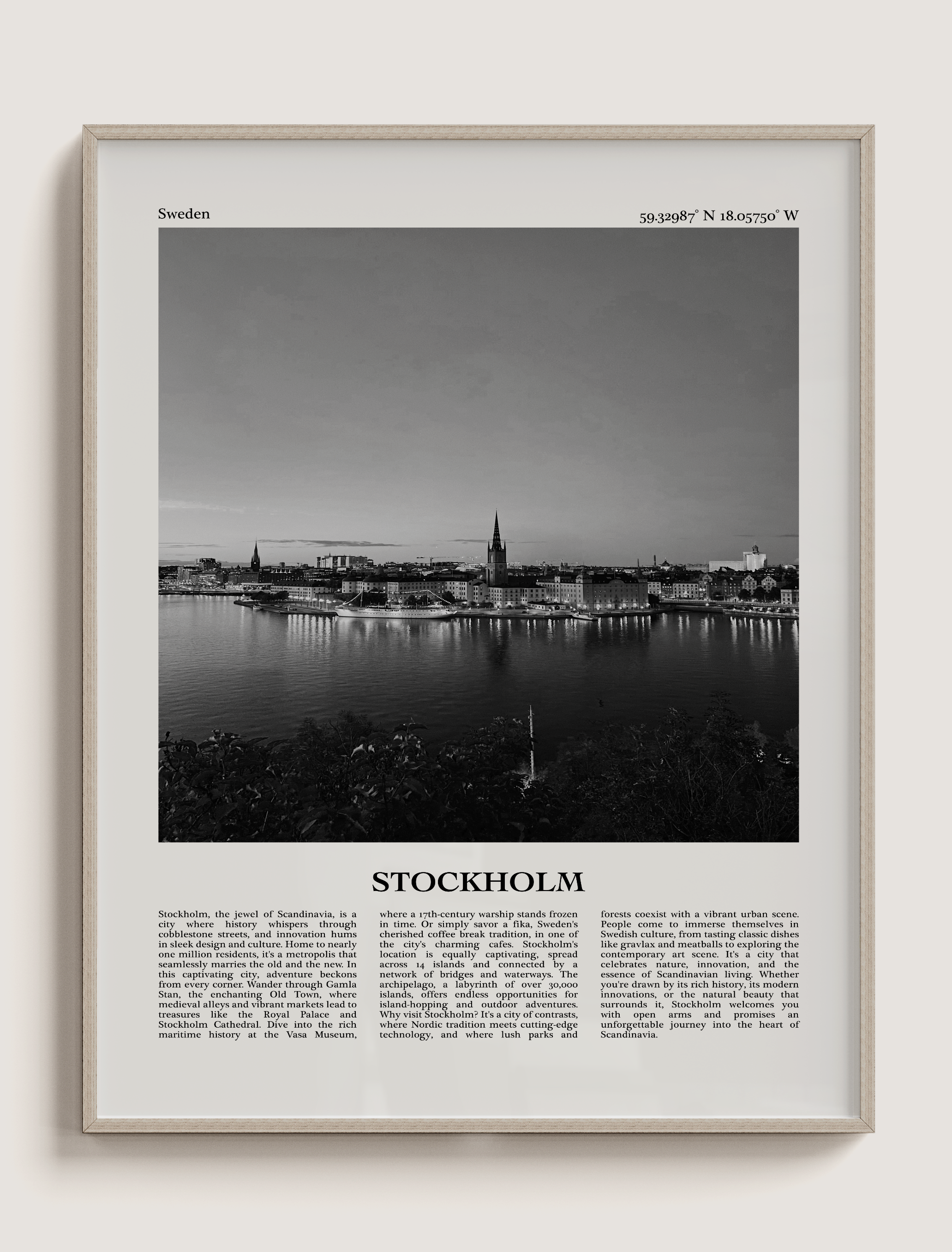 Stockholm B&W