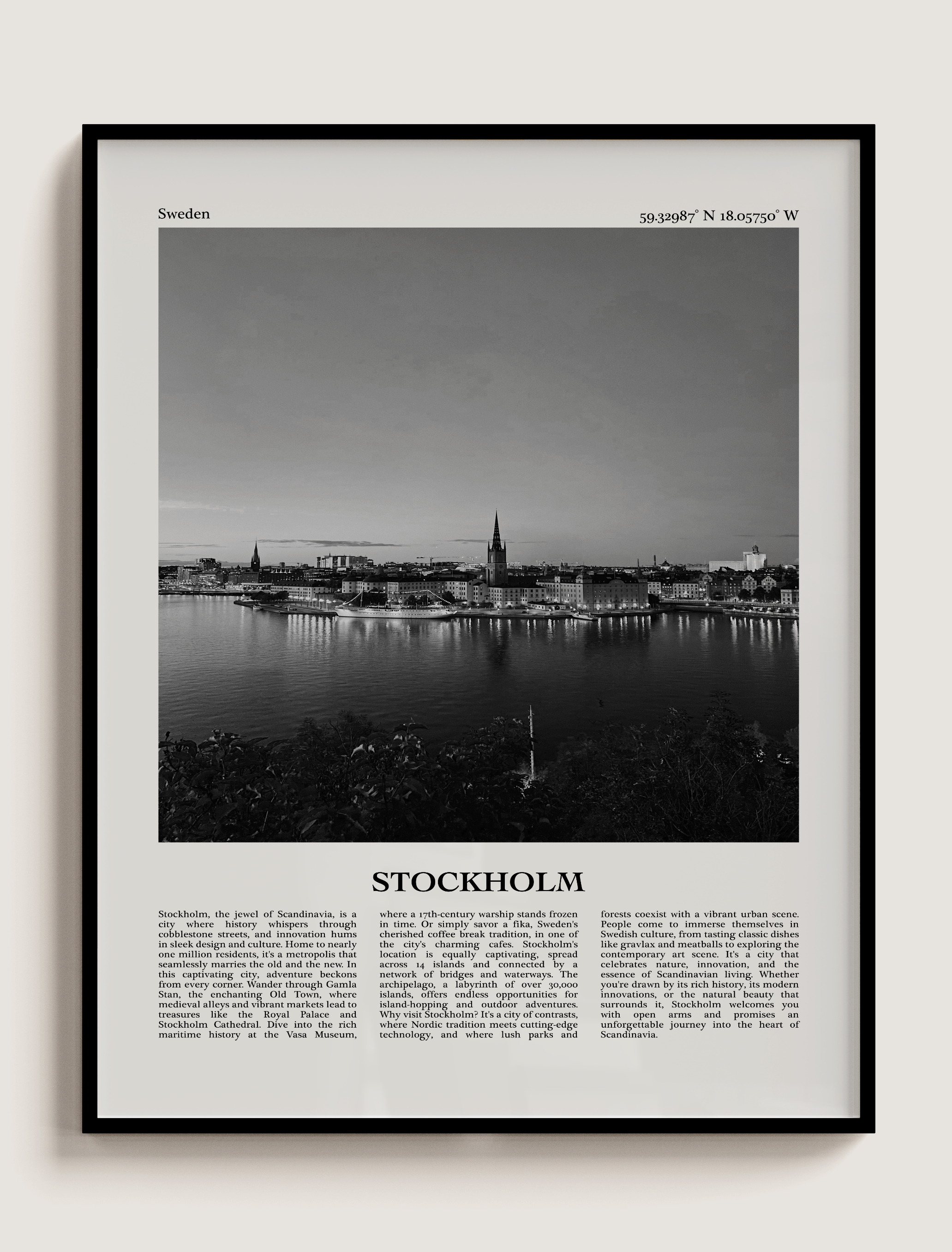 Stockholm B&W